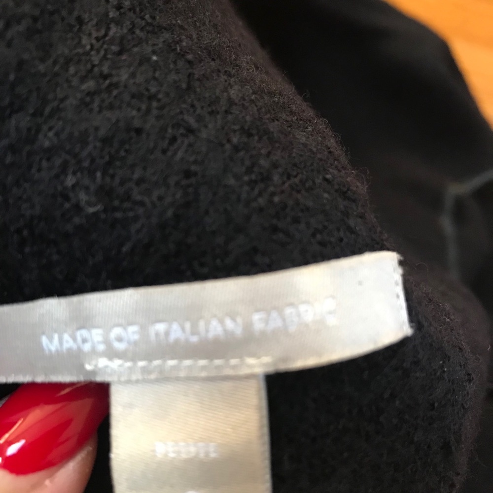 Banana Republice Black Wool Foldover Sheath Dress - Picture 9 of 9